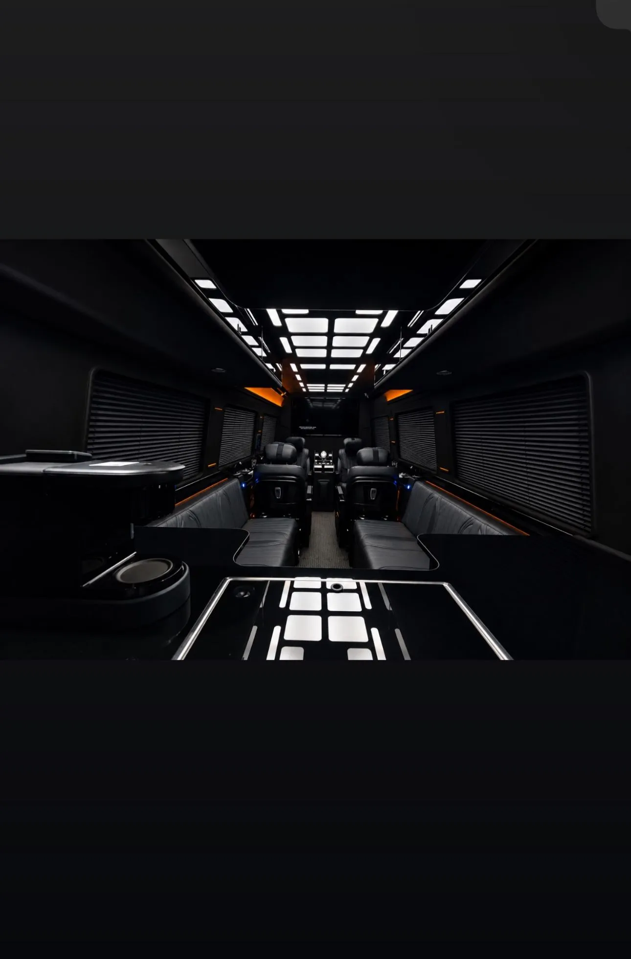 Zeus VIP Transfer sprinter iç mekan