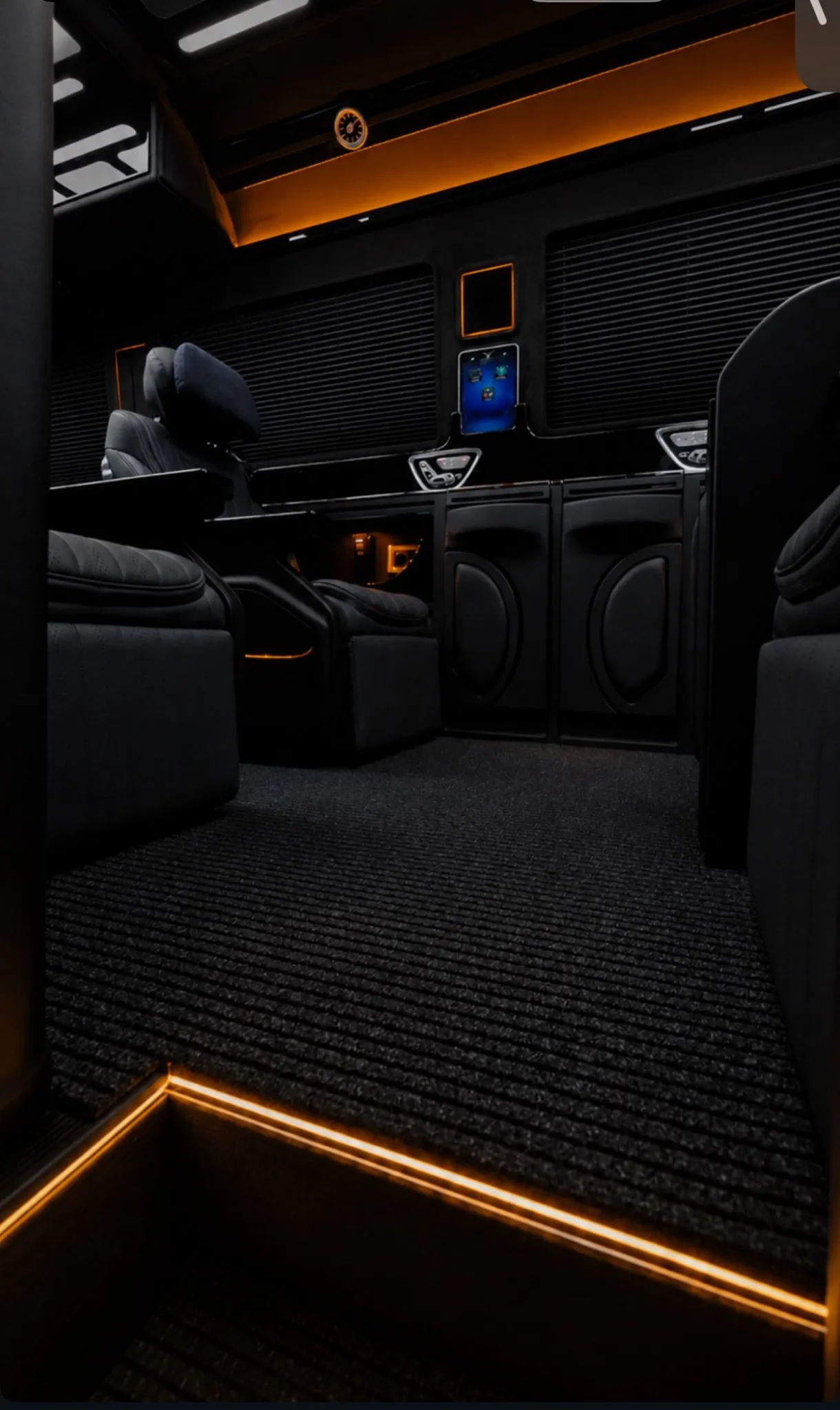 Zeus VIP Transfer sprinter iç mekan