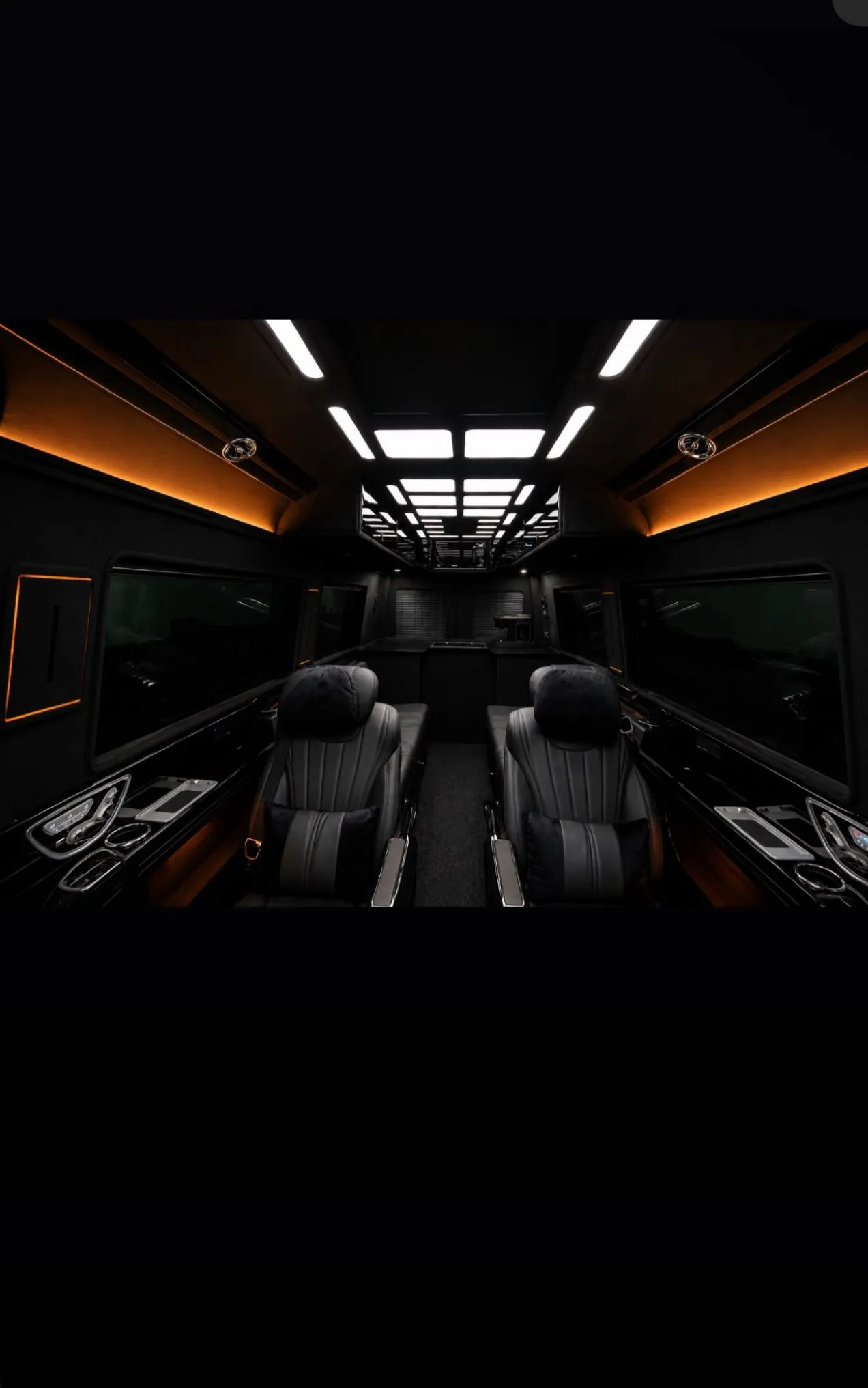 Zeus VIP Transfer sprinter iç mekan