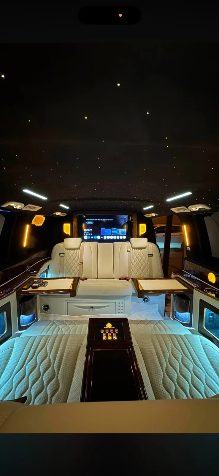 Zeus VIP Transfer sprinter iç mekan
