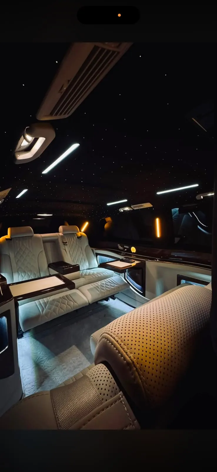Zeus VIP Transfer sprinter iç mekan
